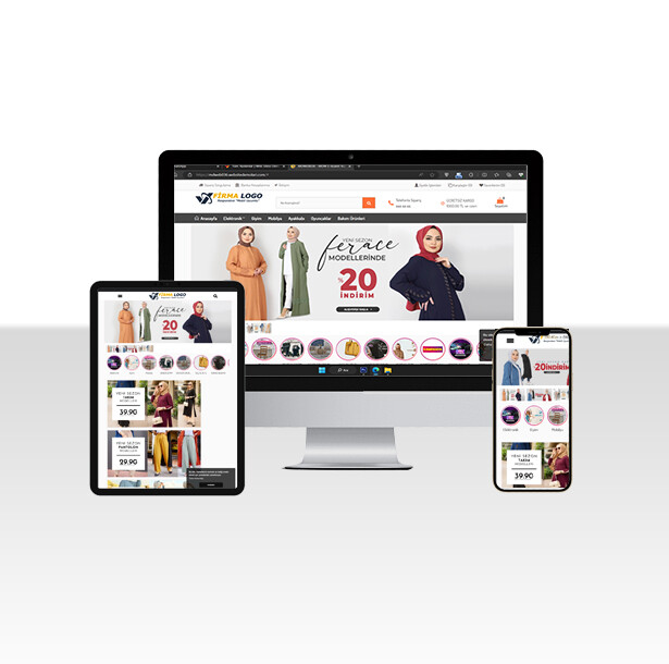 E-Ticaret Tesettür Web Paketi Trendy