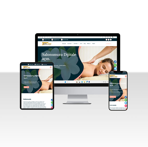 SPA / Masaj ve Güzellik Salonu Web Sitesi Paketi – Enjoy