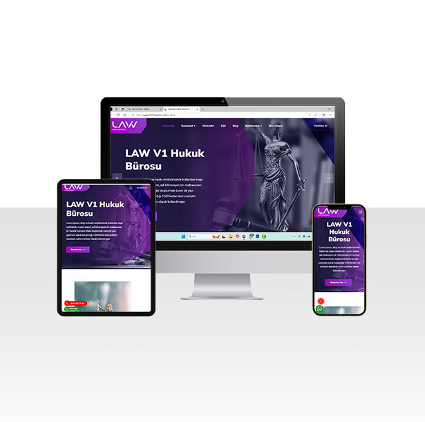 Hazır Açık Kaynaklı Avukat Web Sitesi Paketi – LAW